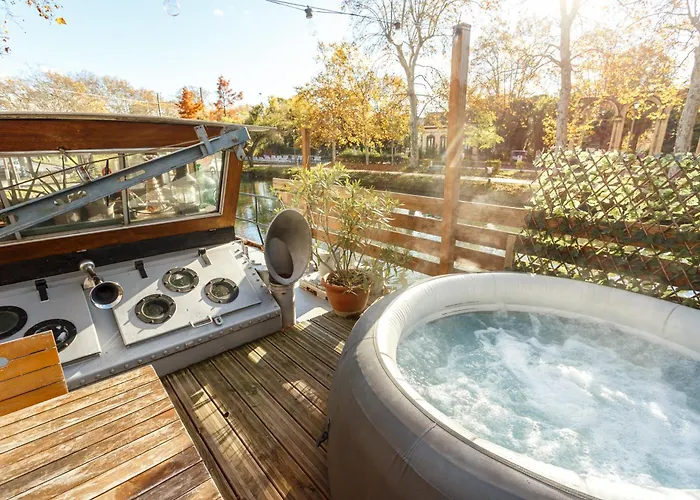 Πλωτό κατάλυμα Peniche De Charme Avec Jacuzzi Sur Canal Du Midi Τουλούζη